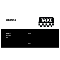 Cartão de Visita Taxista 11