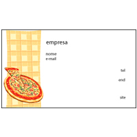 Cartão de Visita Pizzaria 21