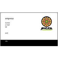 Cartão de Visita Pizzaria 25