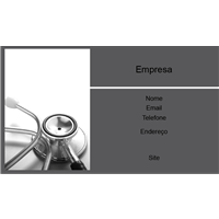 Cart&#227;o de Visita M&#233;dico 11