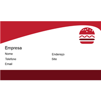 Cart&#227;o de Visita Alimentos e Restaurantes 14