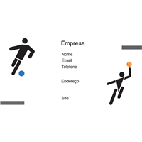 Cart&#227;o de Visita Esporte 2