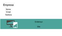 Cartão de Visita Computador e Software 1