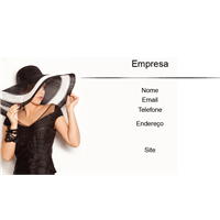 Cartão de Visita Fashion 20