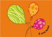 Cartão Postal Aniversários e Nascimentos 1