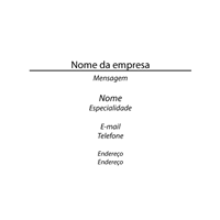 Cartão de Visita Com Seu Logo 6