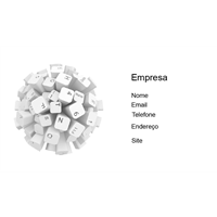 Cart&#227;o de Visita Computador e Software 18