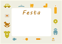 Cartão Postal Aniversários e Nascimentos 24