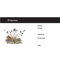 Cart&#227;o de Visita Educa&#231;&#227;o 12