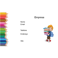 Cart&#227;o de Visita Educa&#231;&#227;o 14